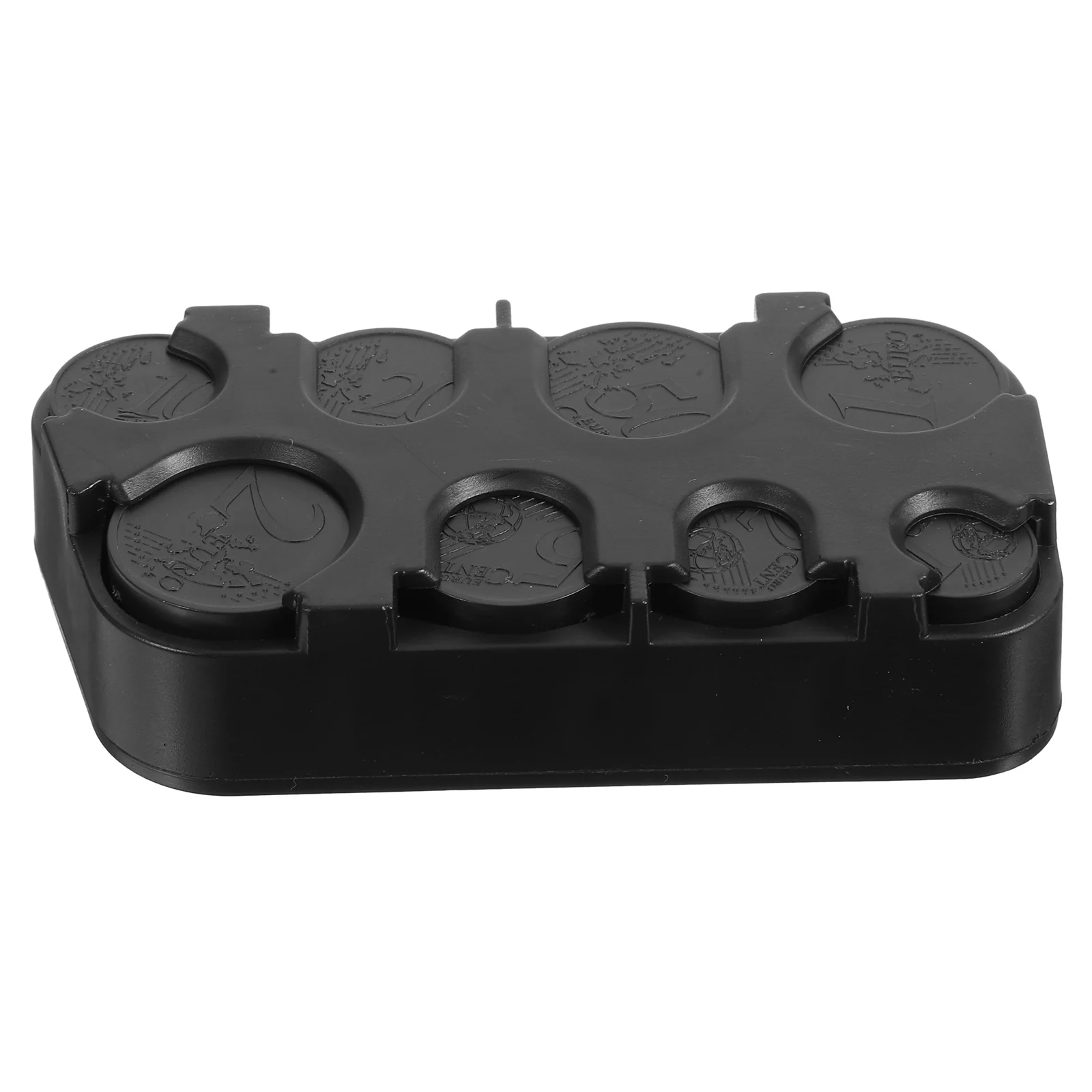 

Coin Storage Box Plastic Holder Portable Case Dispenser Container Organizer Black Large Capacity Waterproof Money