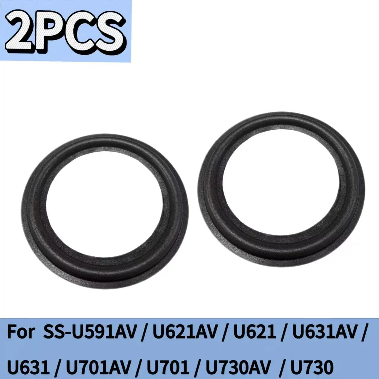 For Sony SS-U591AV / U621AV / U621 / U631AV / U631 / U701AV / U701 / U730AV  / U730 Speaker Foam Repair Folding Edge Ring （2PCS）