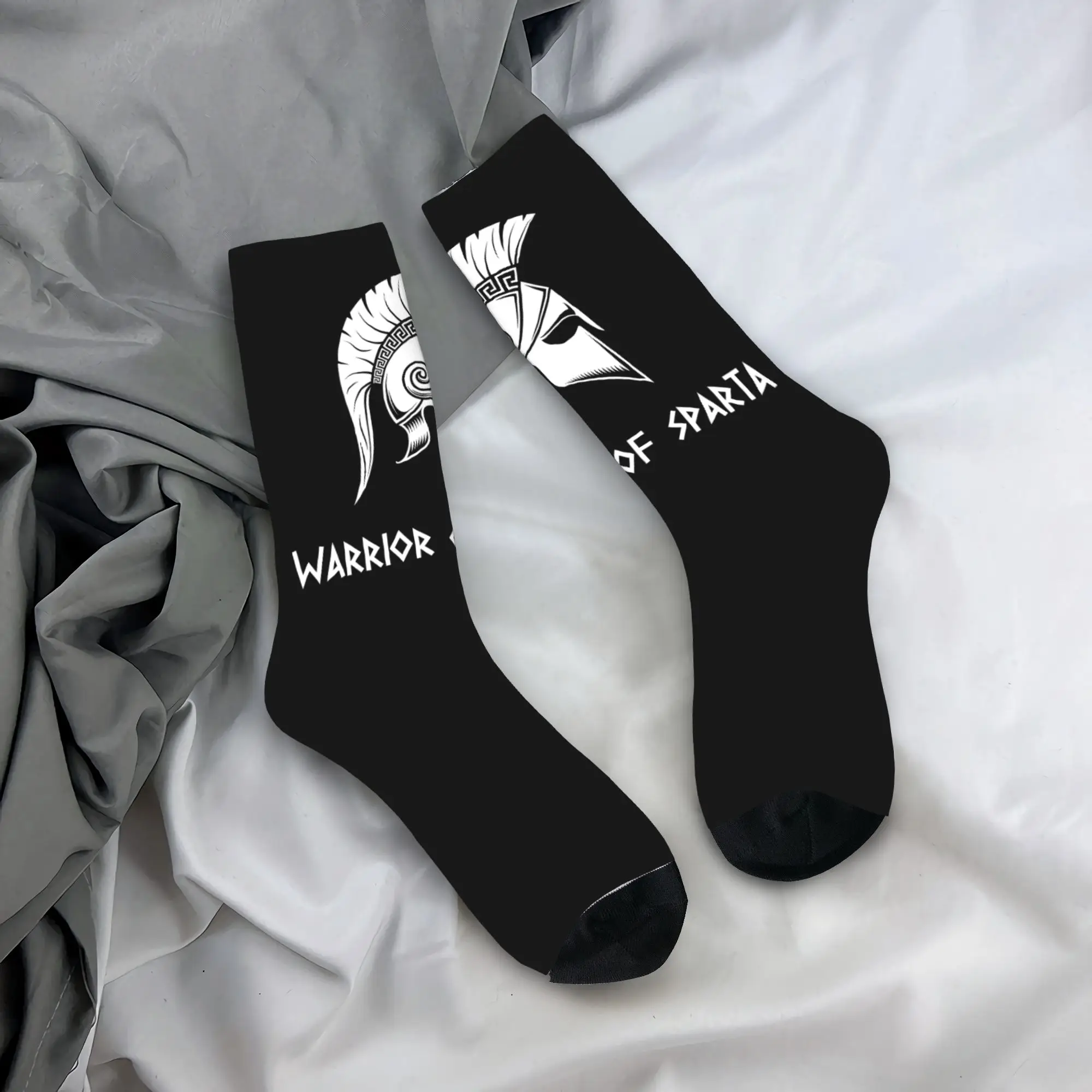

Носки унисекс Custom Warrior of Sparta для мужчин и женщин, модные, с 3D-печатью, в спартанском стиле
