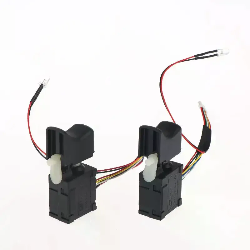 /PFU/1Pcs Cordless Drill Speed Control Brushless Push Button Trigger Electric Drill Switch With Small Light Power Tool Parts