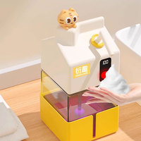 400ml Soap dispenser Automatic hand sanitizer Inductive foam mobile phone wall mounted electric foaming shower shampoo dispenser