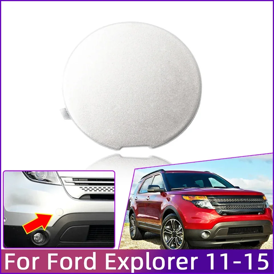 Car Front Bumper Tow Hook Cover Cap Towing Eye For Ford Explorer Accessories 2011 2012 2013 2014 2015 BB5Z17A900A BB5Z17A900APTM