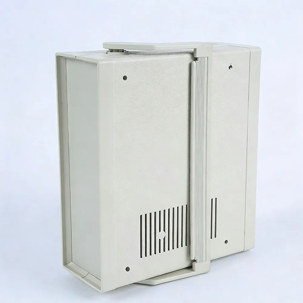High Quality 3 Sizes Enclosure Project Case Plastic&Iron Grey Electronics Enclosure Box Outdoor Indoor Housing Box