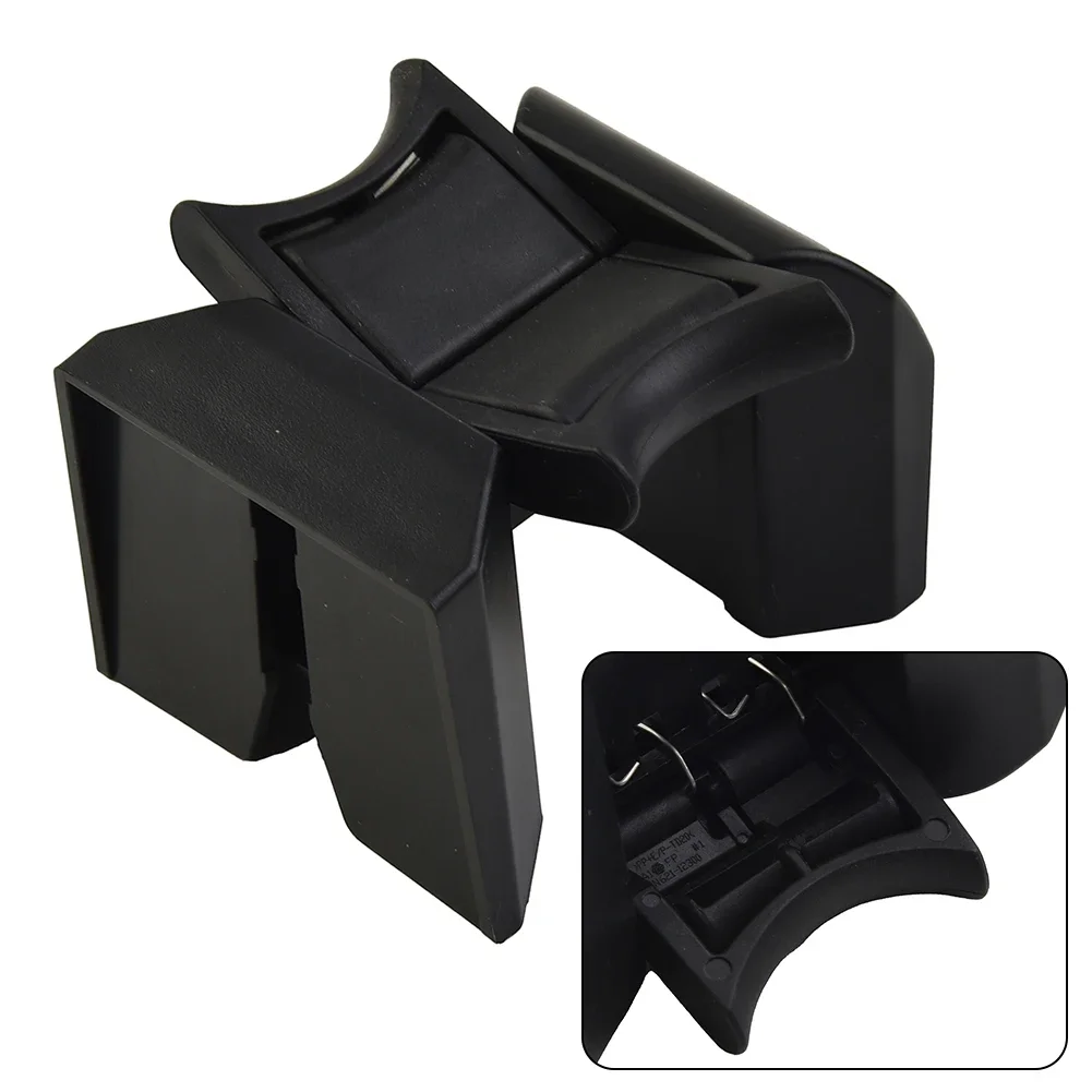 Bottle Drink Divider Cup Holder Adjustable Black Center Console Cup Holder Foldable For Toyota Prado 150 Brand New