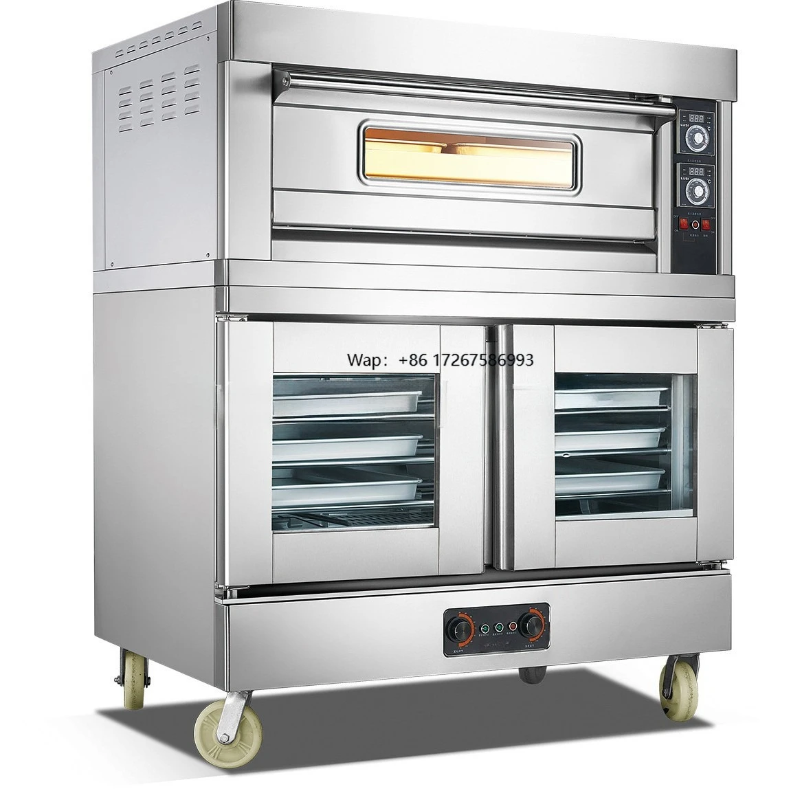 

C513 C514 Stainless Steel Oven 10-tray Proofing Chamber Industrial-Grade Proofing and Baking Combination Oven