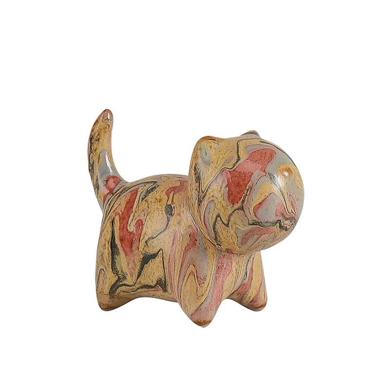 Ancient Dunhuang Oil Painting Style, Cute Animal Statues, Display of Handicrafts, Indoor Decoration Ornaments.