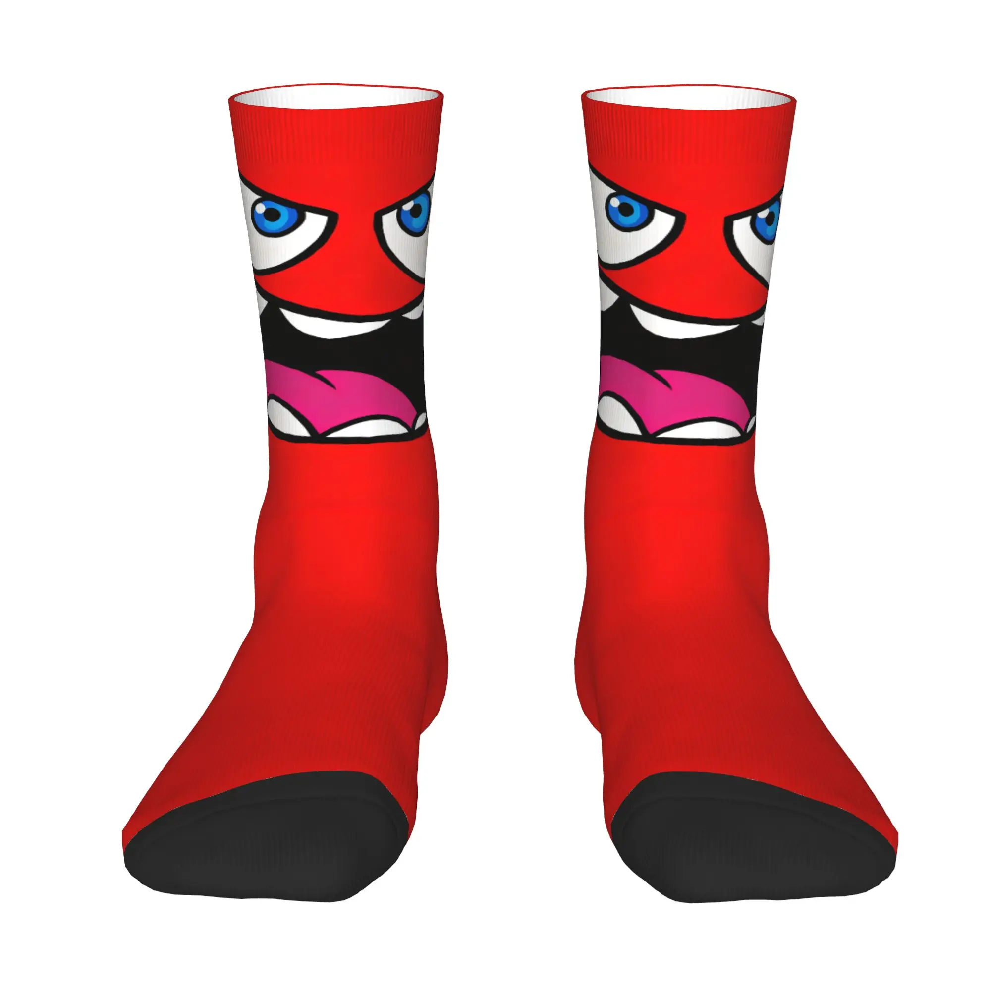 Calcetines con diseños divertidos y originales, con motivos de caras expresivas, para hombre y mujer, cálidos, con estampado 3D, ideales para deportes y fútbol.