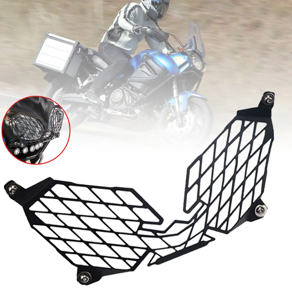 

For Super Tenere XTZ1200 2010-2019 Motorcycle Modification Headlight Head Light Guard Protector Cover Protection Grill