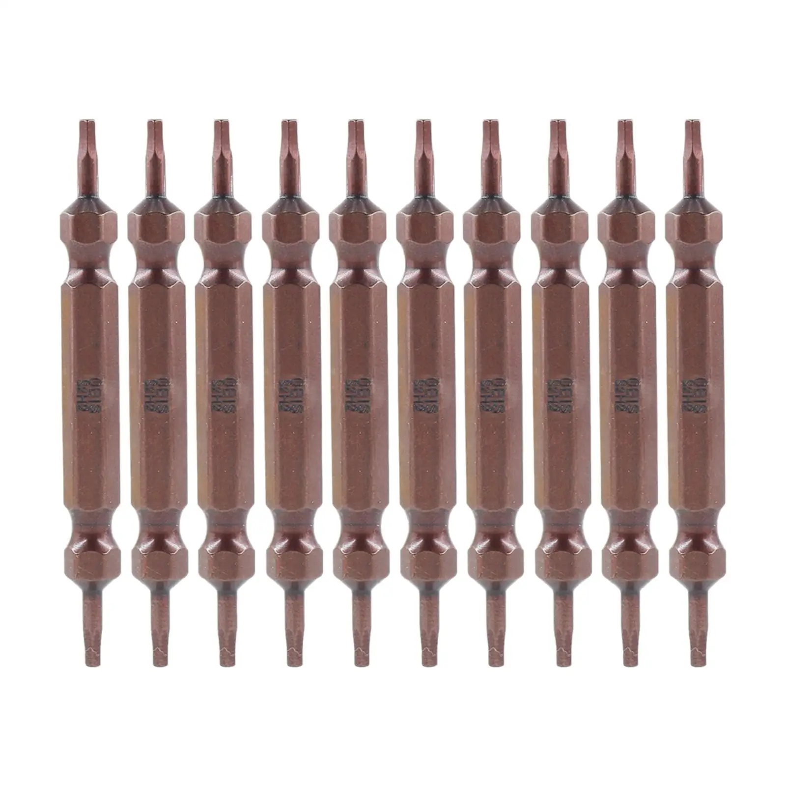 

10x Screwdriver Bits S2 Steel Double Head Long Magnetic Tip Allen Wrench Drill