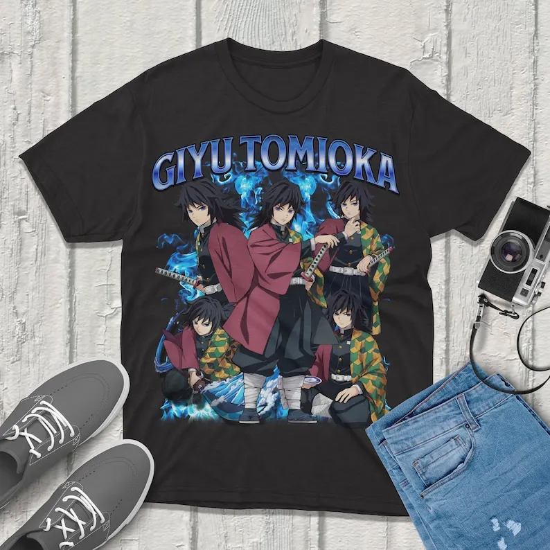 Giyu Tomioka Demon Slayer Unique Streetwear Tee - Anime & Gaming Style