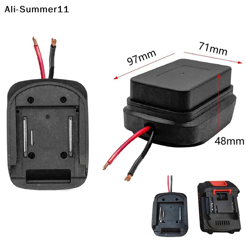 

【Wq0】For MT 18V/21V Li-ion Battery Adapter DIY Battery Cable Connector Output Adapter BL1830 BL1840 BL1850