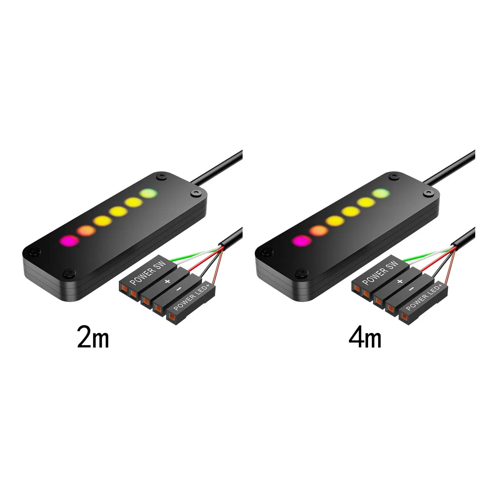 Desktop Computer Switch Power Fittings External SW Power LED Control for PC