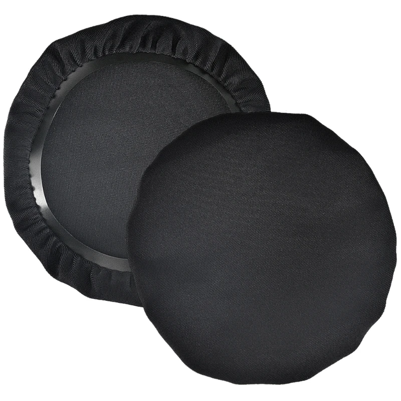 2pcs Stretchable Headphones Earpads Covers, Washable Ear pads Sweat Guards for Enhanced Hygiene and Comfort Use