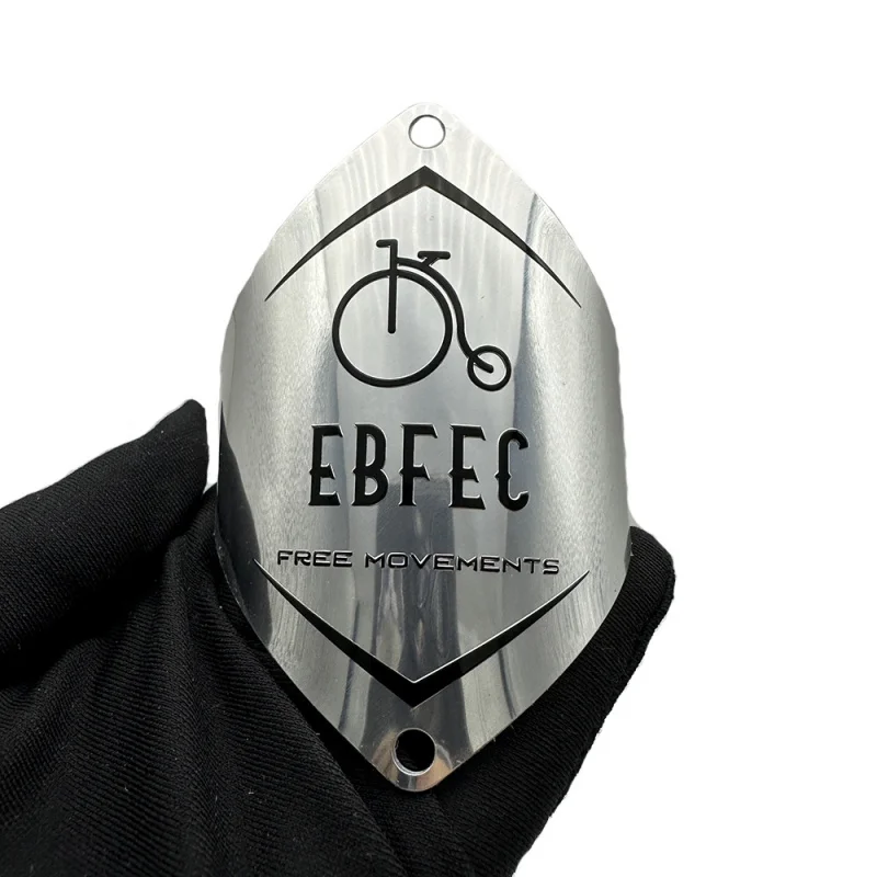 10 0.Zhang.Custom.Customized Bike Metal Sticker Design Reflective Stickers Bike Label/Metal Logo