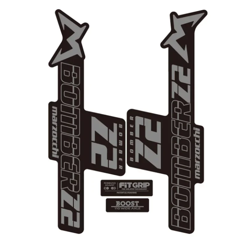 Mountain Bike Front Fork Stickers for 2019 Marzocchi Z2 Vinyl Waterproof Antifade MTB Road Bicycle Cycling Decals