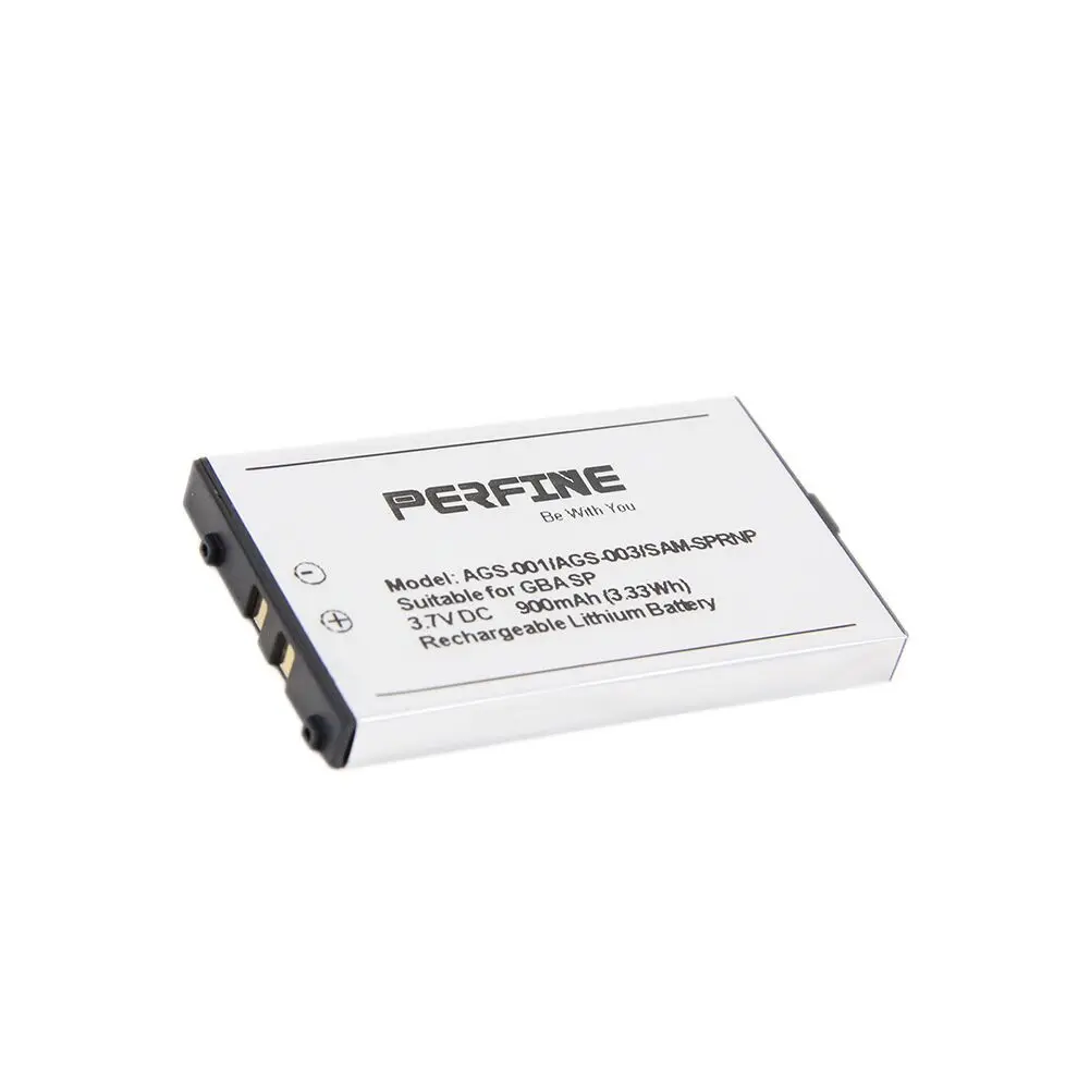 Аккумулятор Perfine Game Boy для Nintendo AGS-001, 900 мАч, AGS-003, сменные аккумуляторы Game Boy Advance GBA SP