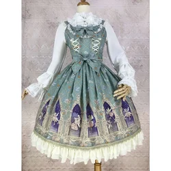 Elf of Dream ~ Sweet Printed Lolita JSK Chiffon Dress by Yiliya Pre-order