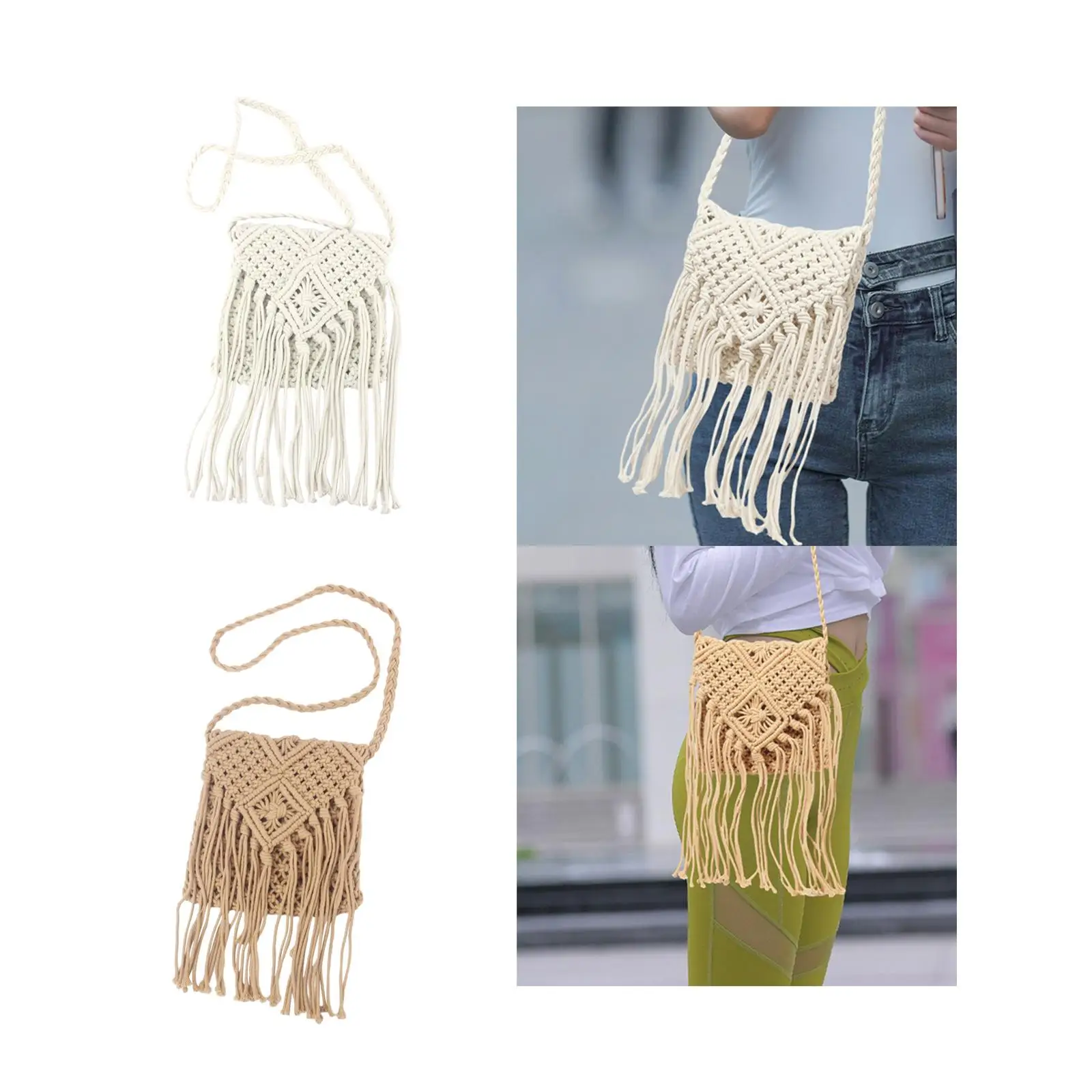 Women Shoulder Bag Pouch Elegant with Zipper Shopping Bag Summer Beach Bags Stylish for Picnic Vacation Spring Outdoor