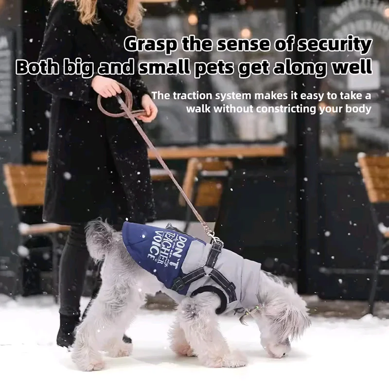 

Dog Warm Cotton Coat For Autumn Winter Pet Outdoor Waterproof Dog Jacket for Small Medium Dogs Chihuahua Pet Clothing Costumes