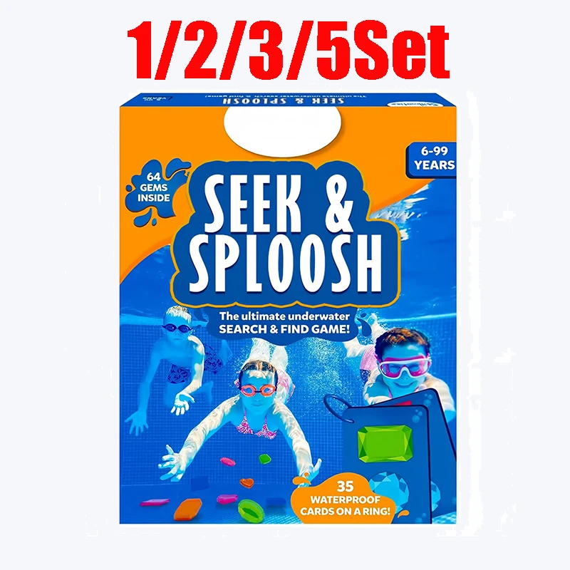 

1/2/3/5Set Underwater Colorful Gem Pool Diving Dive Gems Pool for Kids Learning Games Outdoor Activities For Summer Pool