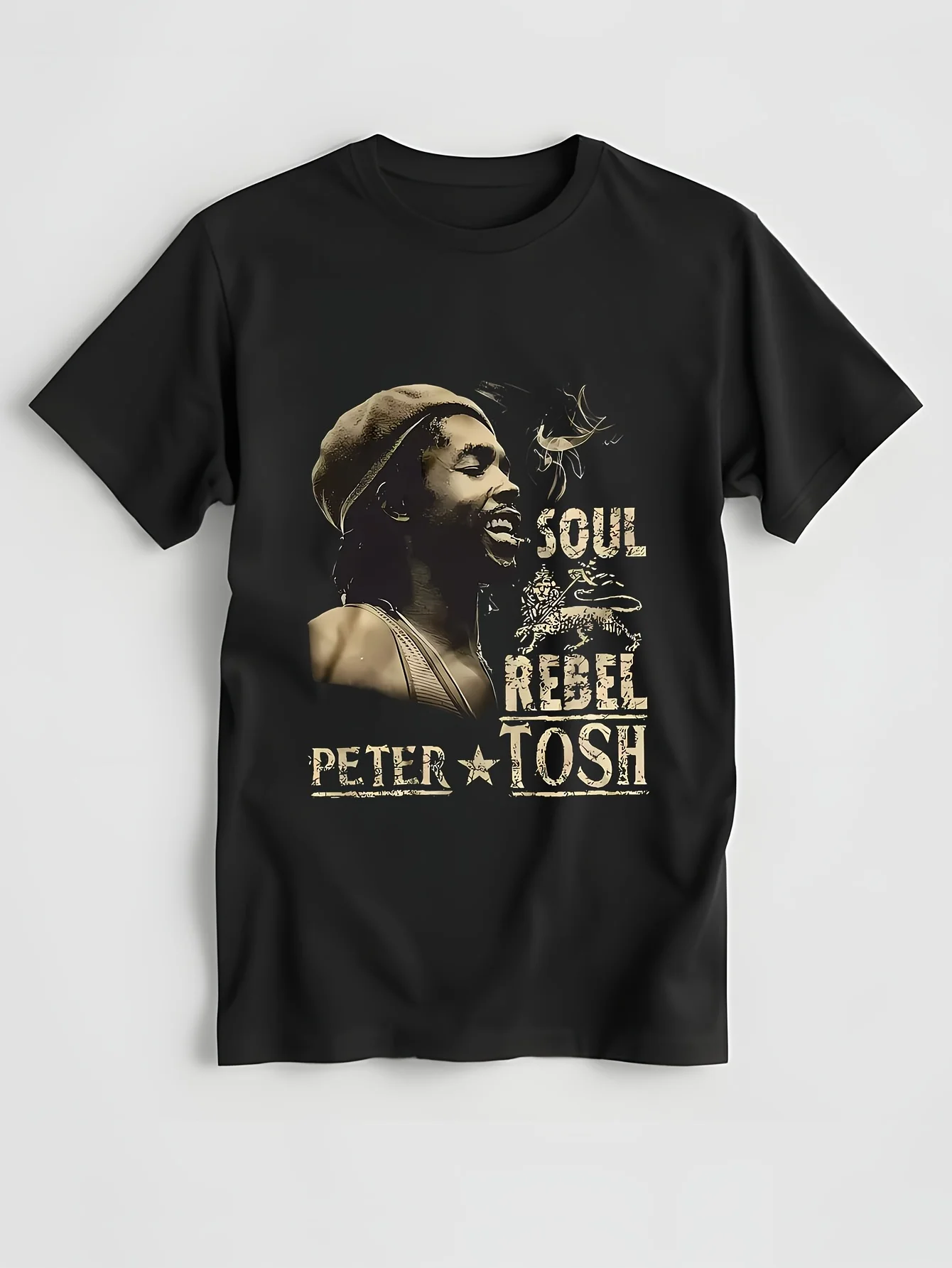 legend Reggae Music T-Shirt Soul Rebel Bob Marley & Peter Tosh Equal Rights Yellow,