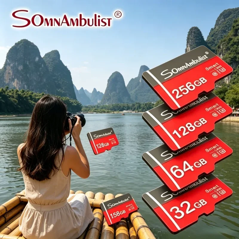 

High Speed SomnAmbulist C10 TF Card 8/16/32/64/128GB For Mobile Gaming Phone HD Video Recording