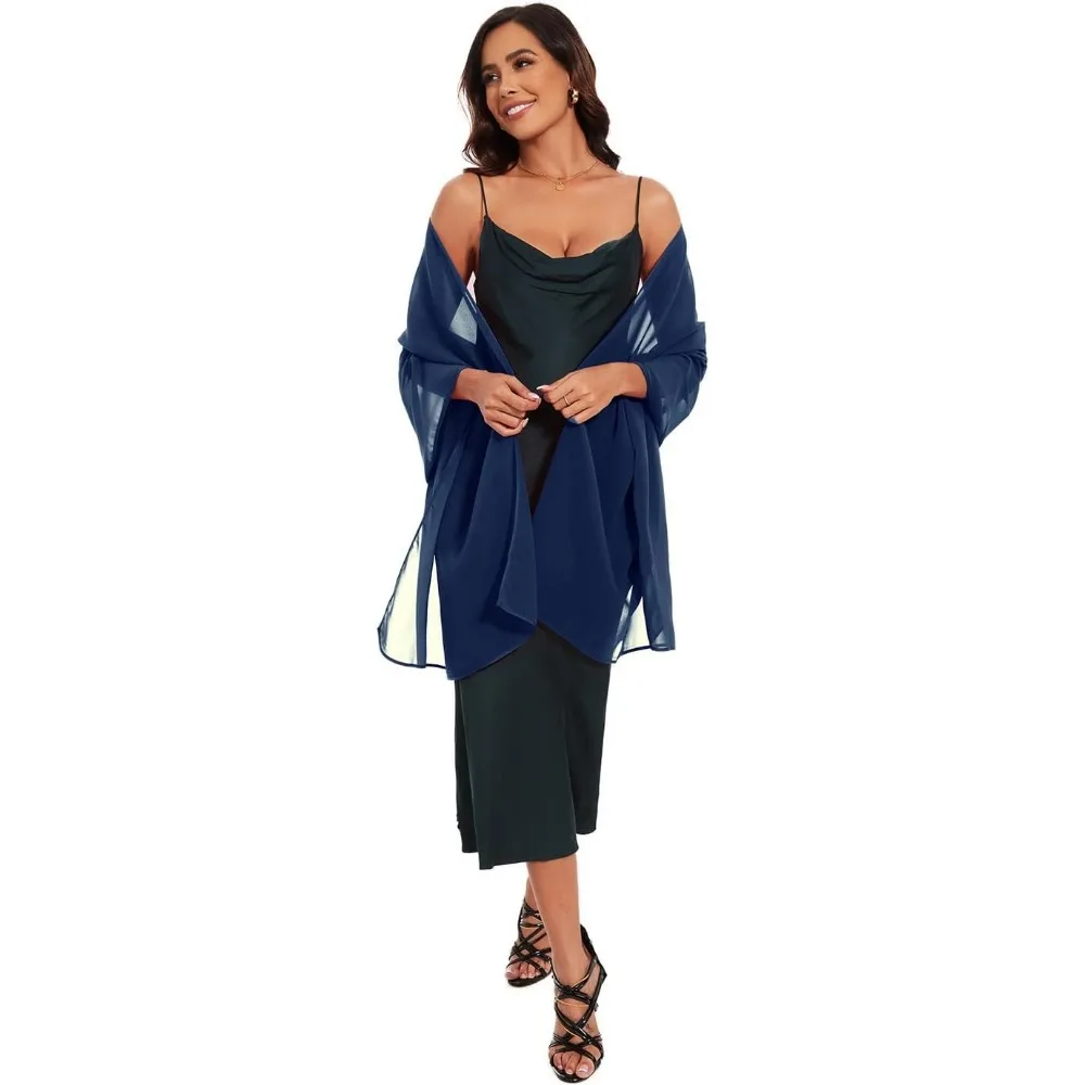 Shawls and Wraps for Women Evening Formal Dresses Chiffon Wedding Shawl Wraps  Scarve