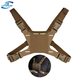 Tactical Chest Rig For Hanging Navigator Flip Lite Navigation Board Front Holder Laser Cut Nylon Paintball Hunting Accessories