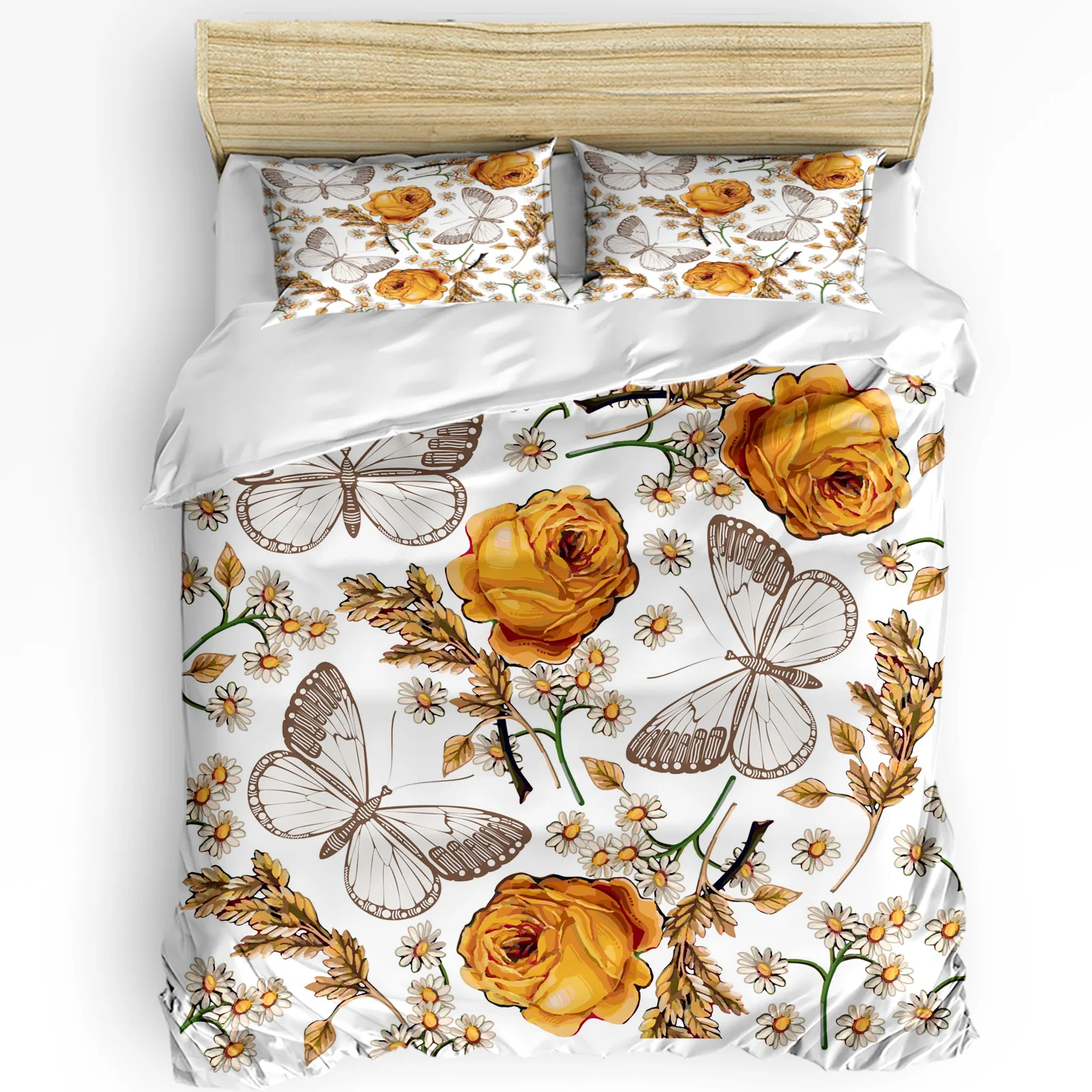 

3pcs Bedding Set Orange Multigrid Morocco Home Textile Duvet Cover Pillow Case Boy Kid Teen Girl Bedding Covers Set