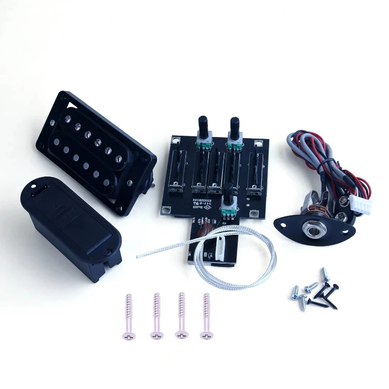 High quality electro-acoustic dual-purpose guitar pickup 4-band EQ original sound guitar pickup piezoelectric pickup wholesale