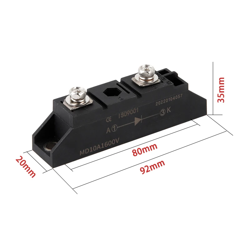 Scatola combinatore modulo diodo raddrizzatore di ricarica solare Anti retromarcia