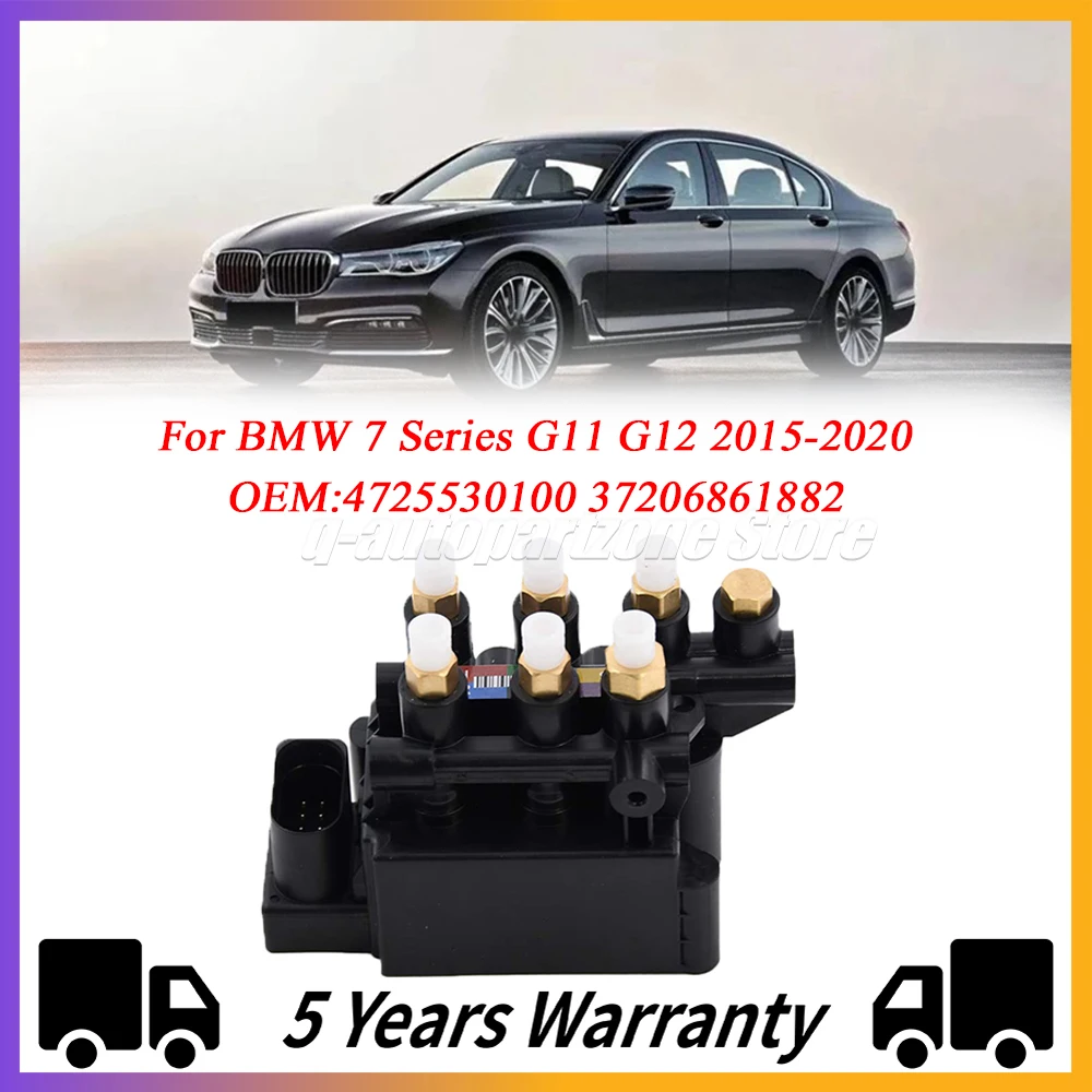 

New 4725530100 For BMW 7 Series G11 G12 2015-2020 Air Suspension Solenoid Valve Block 37206861882