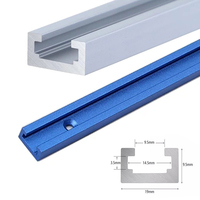 T Track Woodworking T-slot Slide Track Aluminium Miter T-Track,T-slot Miter Track Jig T Screw Fixture Slot Saw/Router Table Tool