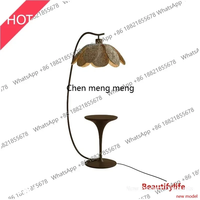 

Modern simple wrought iron floor lamp, living room bedroom reading lamp, niche designer decorative lamp