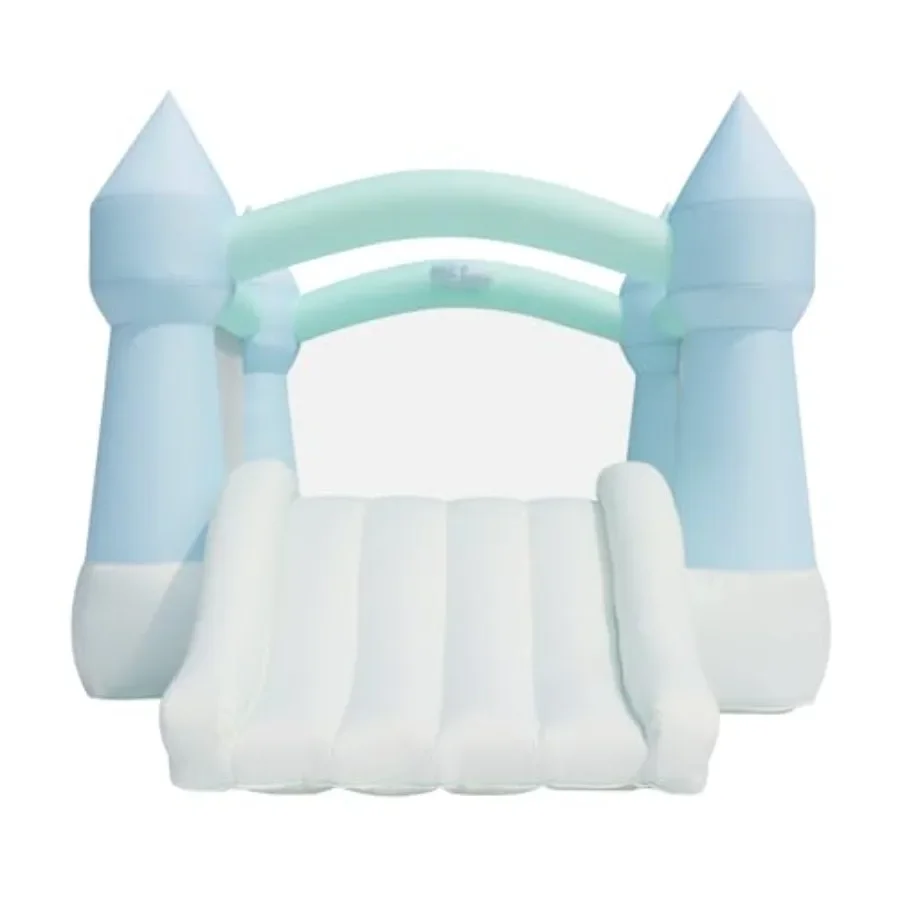 

Bouncy Castle Daydreamer Mist Bounce House, Pastel Bouncer with Slide, 12 ft L x 9 ft W x 7 ft H, UL Blower Included, Trendy Bo