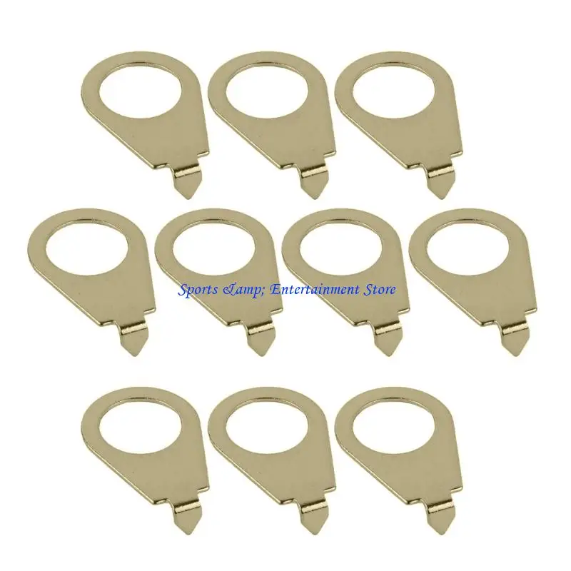 G7NF 10Pieces Guitar Knob Position Markers Metal Indicators Guitar Potentiometer Pointer Pad Suitable for Electric Guitars