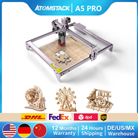 Atomstack A5 Pro Laser Engraving Machine 40W DIY CNC Laser Engraver Cutter Eye Protection Fix Focus Handmade Large 400*400mm