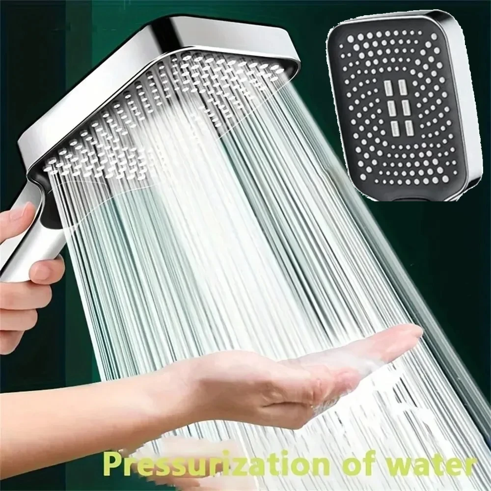 

Large Area Shower Head 3 Modes Adjustable High Quality High Pressure Water Saving Flow Shower Faucet Nozzle Bathroom Accessories