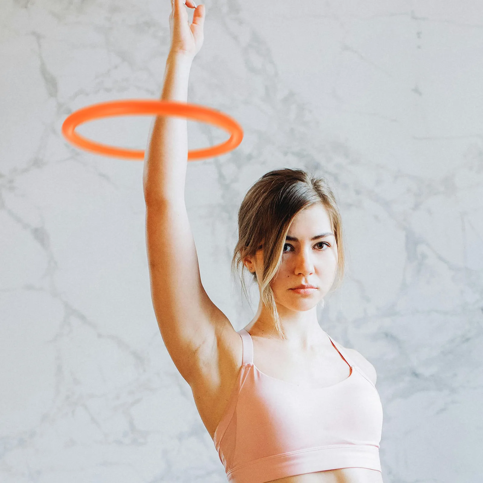 Arm Hoop Pe Material Weighted Indoor Fitness Arm Hoops Compact Lightweight Exercise Sports Supplies for Women Exercise Hoop