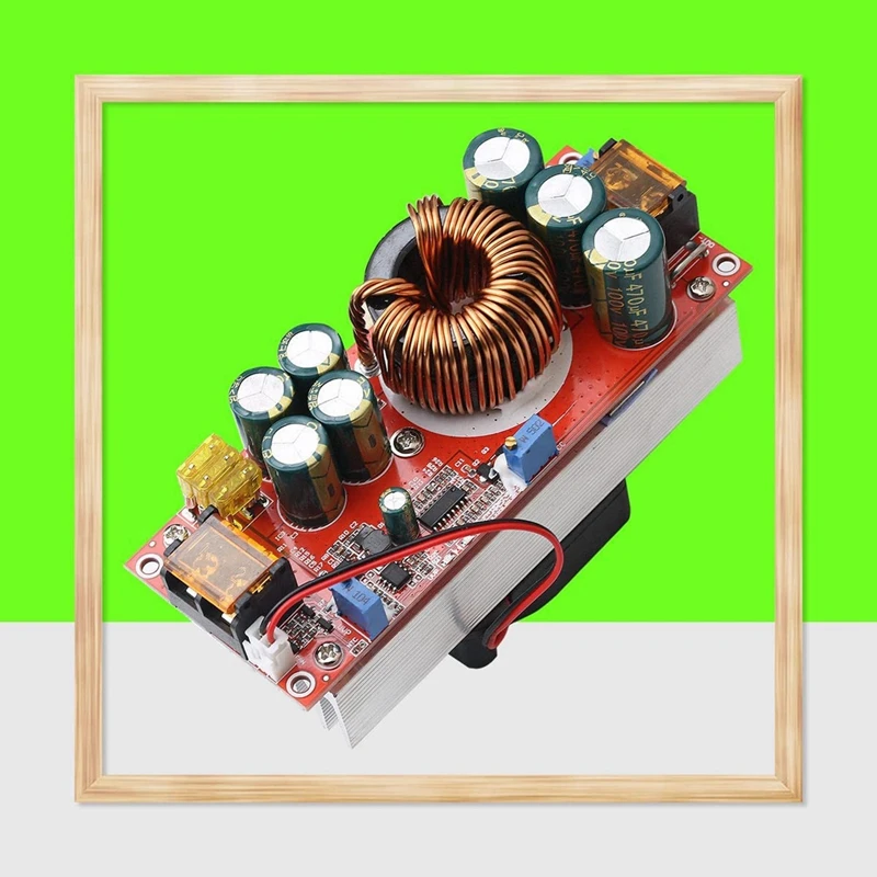 2X 1500W 30A DC-DC Boost Converter Module 10-60V To 12-97V Voltage Step Up Converter Boost CC CV Power Supply Module