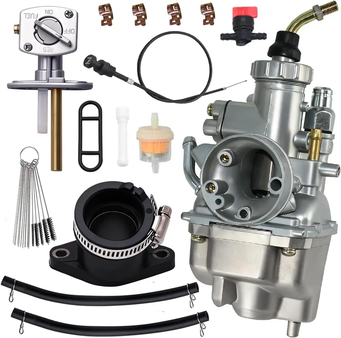

TTR125 Carburetor Fit for Yamaha TTR-125 2000-2007 TTR125LE TTR125E TTR125L With 30 Inch Choke Cable Intake Manifold
