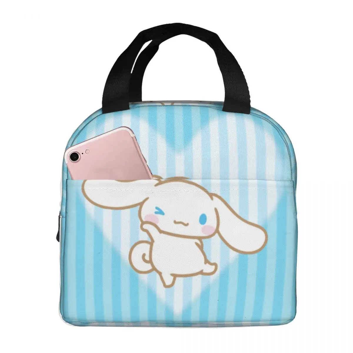 Cute Cinnamoroll Food Bags Sanrio Cinnamoroll Girl Boy｠ Handheld Work Food Bags Leakproof Insulated