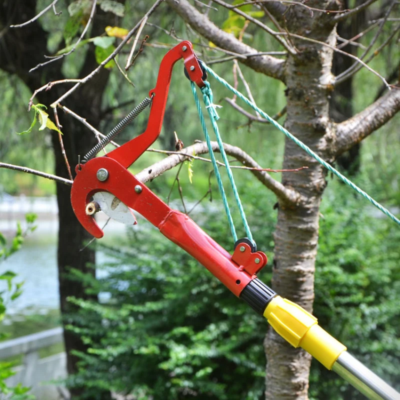Teleskop Hohe-zweig Schere Obst Picker Hohe-höhe Schere High-höhe Rebschnitt Schere Trimmen Zweige Garten Werkzeug – Detail 6