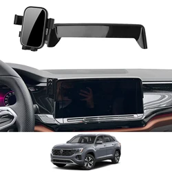 Car Mobile Phone Holder for VW Atlas Teramont 2024 2025 CROSS GPS Bracket Navigation Stand Auto Accessories