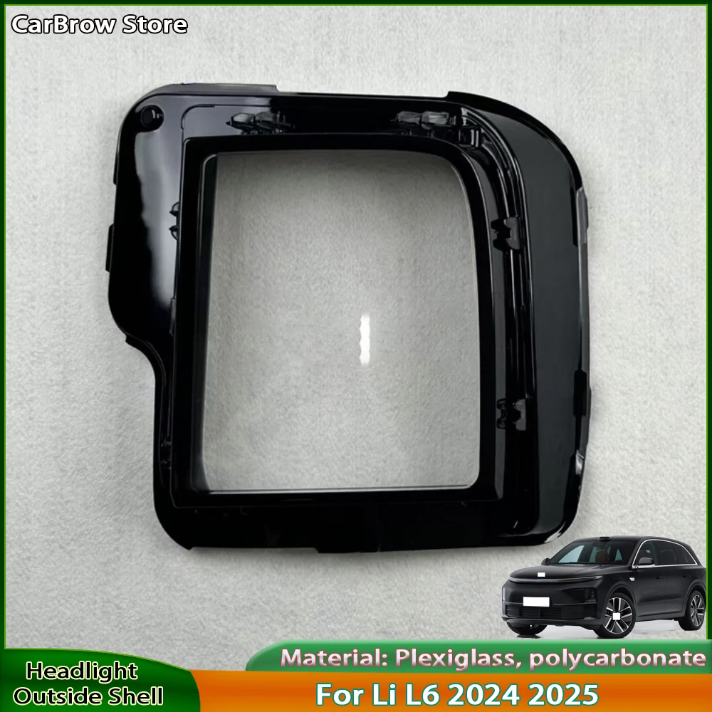 

Headlamp Shell Lens Plexiglass Replace Original Lampshade For Li L6 2024 2025 Front Headlight Cover Transparent Lamp Shade
