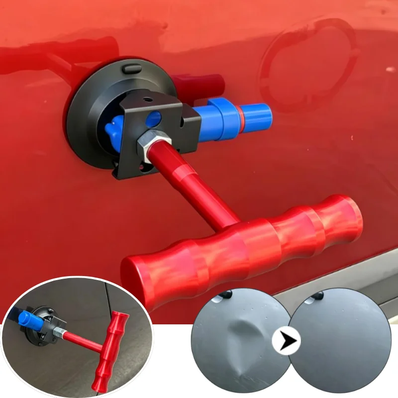 Powerful Vacuum Pump Car Dent Puller Paintless Vacuum Suction Cup T Handle Car Dent Remover DIY Auto Body Hail Repair Tool