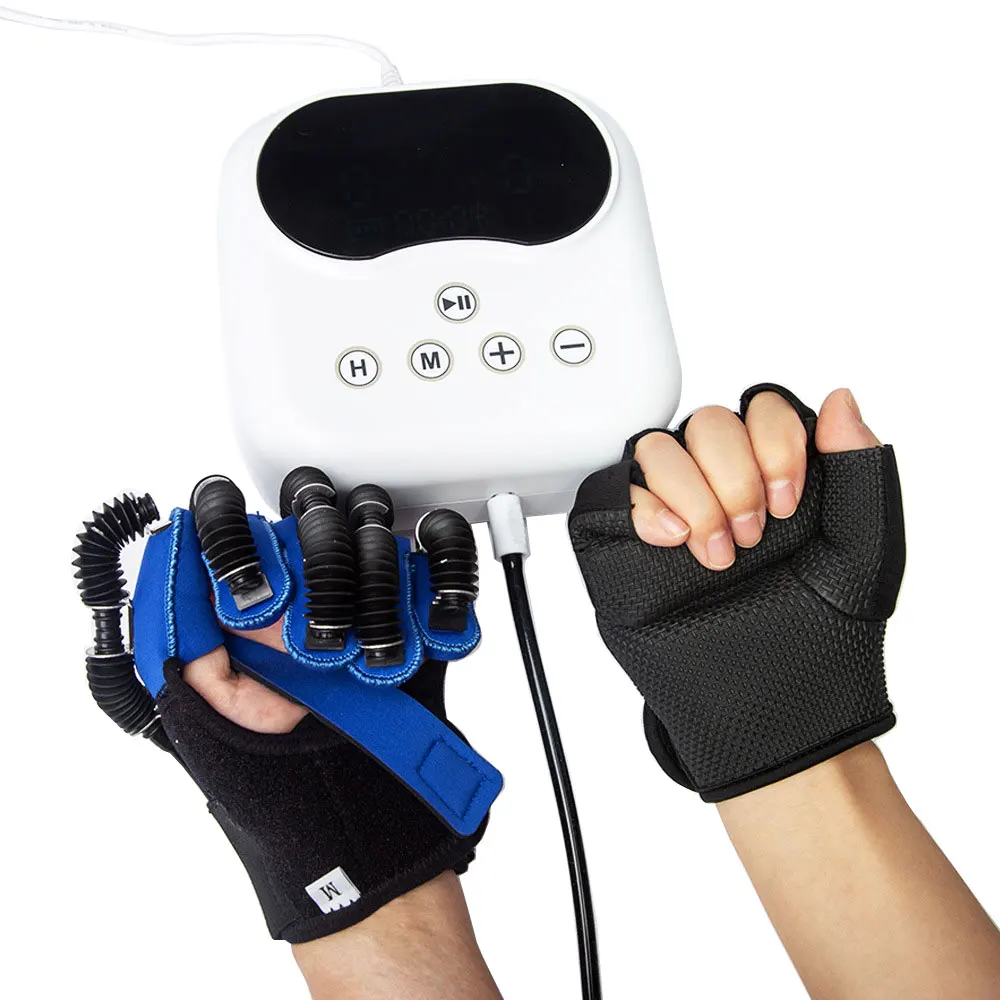 Mini Lion Rehabilitation Robot Glove Hand Rehabilitation Device for Stroke Hemiplegia Hand Function Recovery Finger Trainer