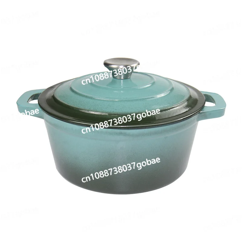 

Кастрюля для спагетти Эмалированная тушеная Бытовая кастрюля для супа Газовая индукционная плита Универсальная