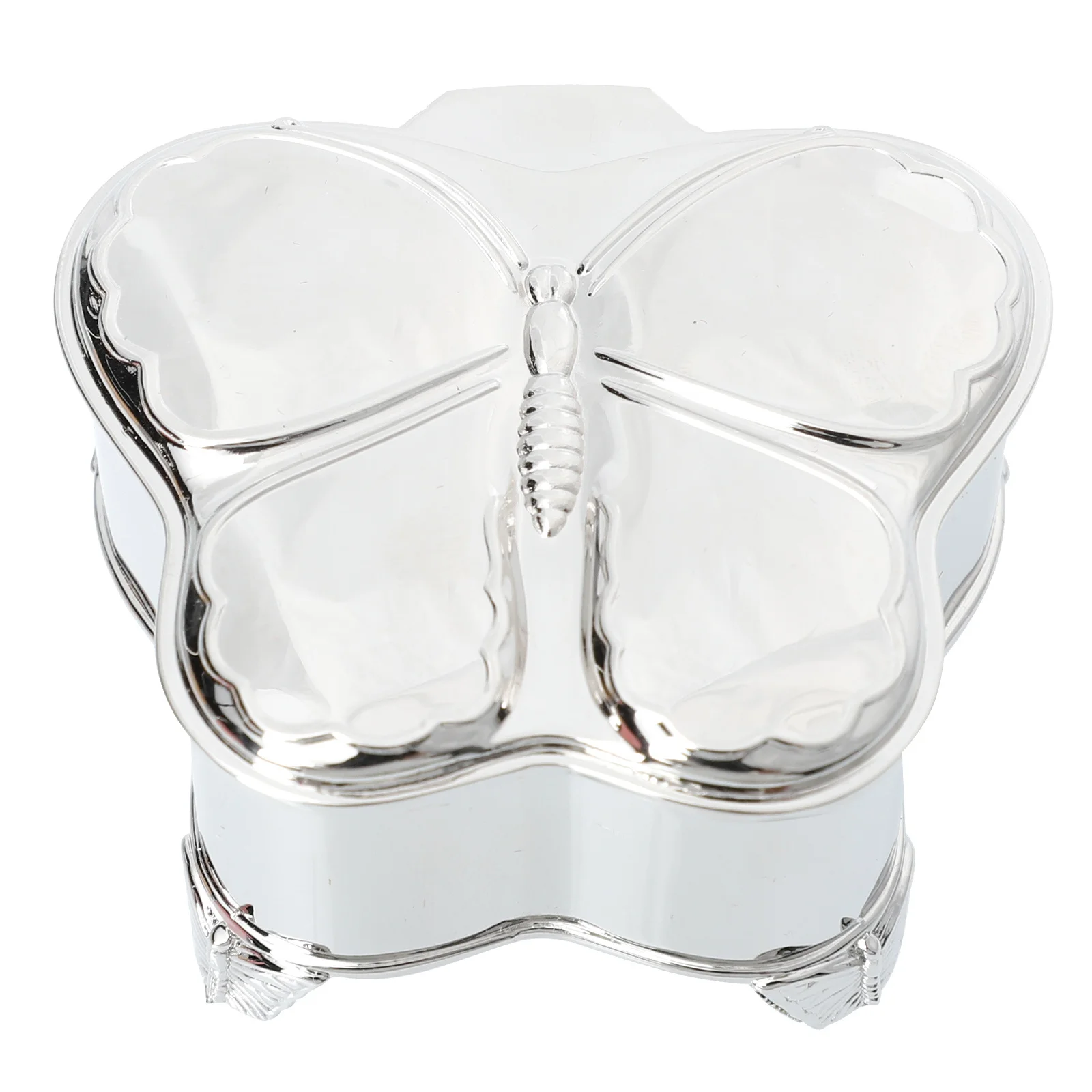 الفراشات سبائك الزنك صندوق مجوهرات ريترو تصميم مجوهرات حقيبة للتخزين للخواتم القلائد هدية أنيقة للنساء #3