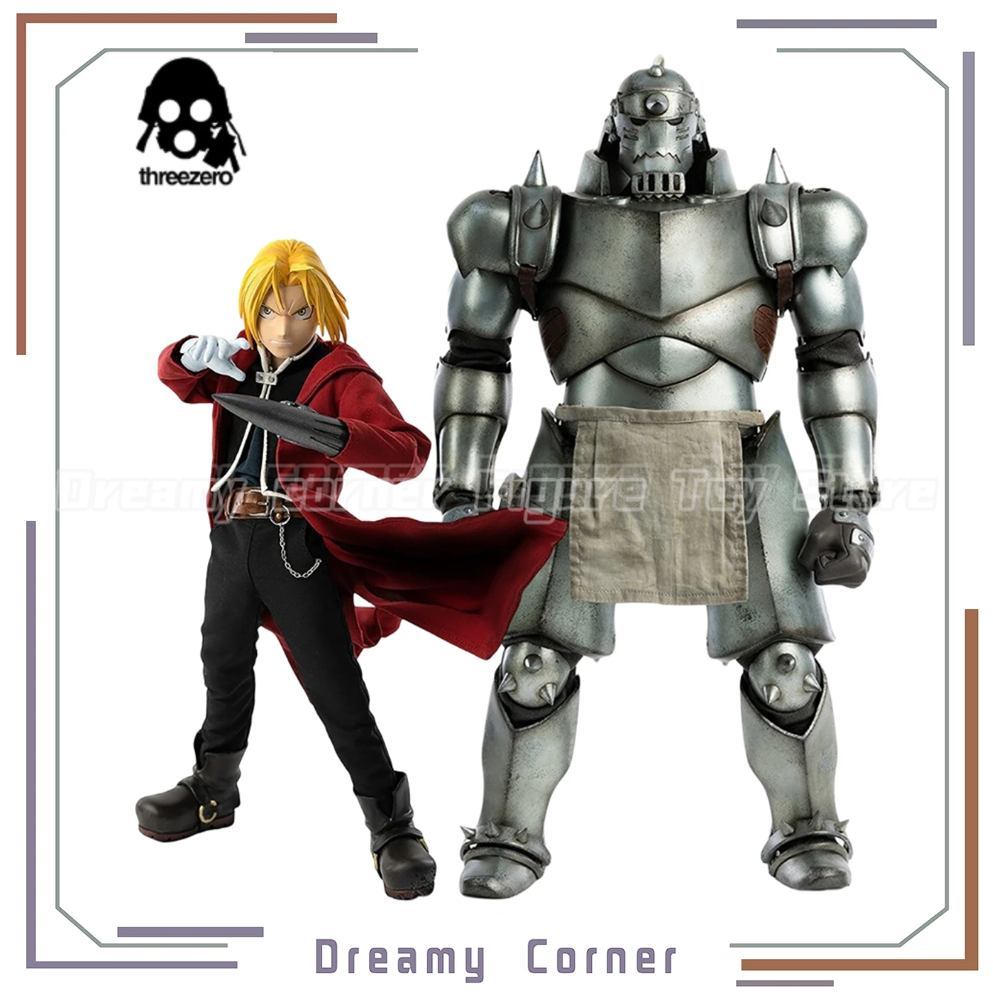 

【In Stock】threezero FigZero 3Z0095 3Z0096 Fullmetal Alchemist BROTHERHOOD Alphonse Elric Edward 1/6 Finished Mecha Figure